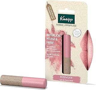 Kneipp Farbige Lippenpflege Rosewood - Natürliche Pflege & Farbe - Mit Bio Sheabutter & Vitamin E - 3,5g
