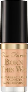 Too Faced Born This Way Super Coverage Multi-Use Concealer | Full Coverage, Oil Free, Long Lasting + Hydrating, 2ml
