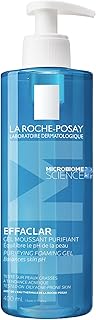 La Roche-Posay Face Wash Gel Cleanser, Effaclar Gentle Purifying Foaming Gel & REFILL Bundle, for Oily and Sensitive Acne-Prone Skin. Alcohol-free, Soap-Free, Paraben-free, Non-Comedogenic
