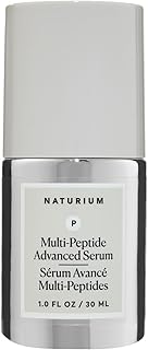 Naturium Multi-Peptide Advanced Serum, Collagen and Ferulic Acid, Argireline Amplified and Copper Peptides, 1.0 FL OZ / 30 ml
