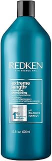 Redken Extreme Length Biotin Shampoo For Longer Hair – Promotes Healthy Hair Growth, Strengthens Damaged Hair, Prevents Hair Breakage, Infused With Biotin ​
