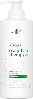 Dove Scalp + Hair Therapy Dandruff Control Shampoo hair care with Salicylic Acid, Piroctone and Panthenol for up to 100% flake-free scalp* 400 ml