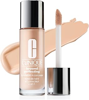 Clinique Beyond Perfecting Lightweight Liquid Foundation + Concealer For Dry Combination to Oily Skin Types | Full Coverage + Natural Matte Finish