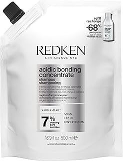 Redken Pflegendes Haarshampoo mit intensivem Schutz vor Farbverlust, Konzentrierte All-In-One Formel, Acidic Bonding Concentrate Shampoo, 1 x 500 ml Nachfüllpack