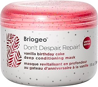 Briogeo Don't Despair, Repair! Deep Conditioning Mask | Protein + Moisture Balance Conditioner for Dry, Damaged, Color-Treated Strands | Vegan & Cruelty-Free