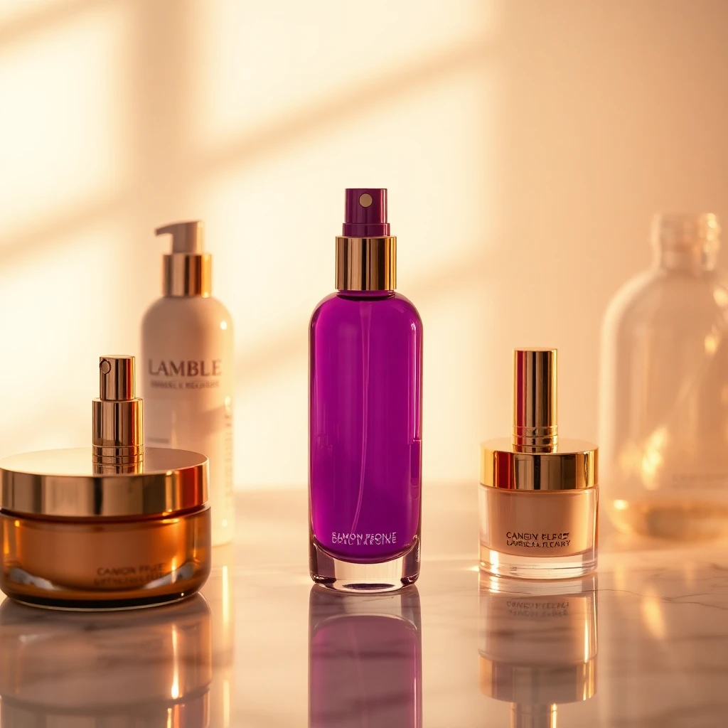 Premium-Hautpflege-Auswahl