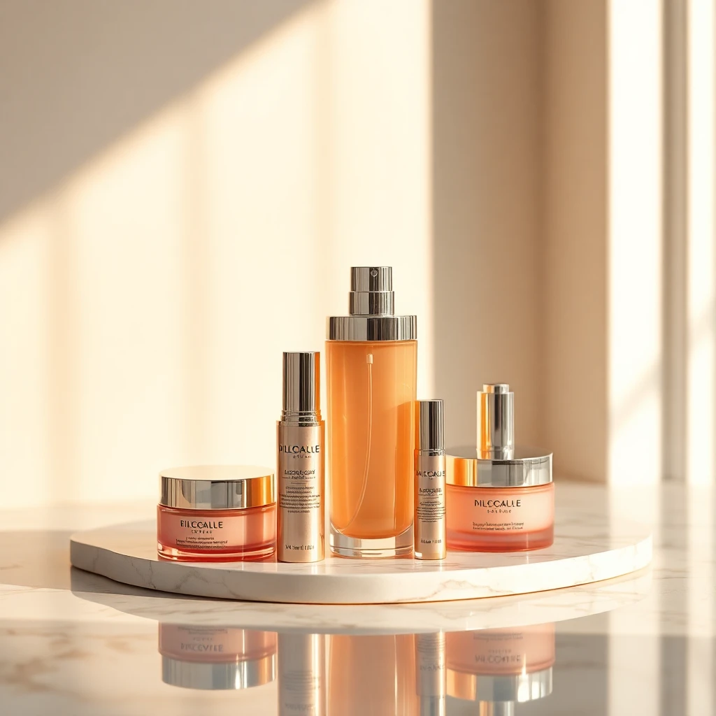 Premium-Hautpflege-Auswahl