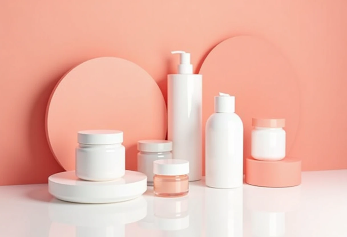 Assortment of supplement bottles
