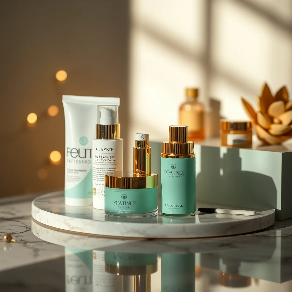 Escolha premium de skincare