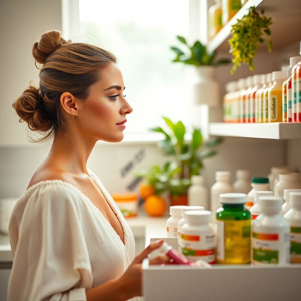 Organisieren von Nahrungsergänzungsmitteln