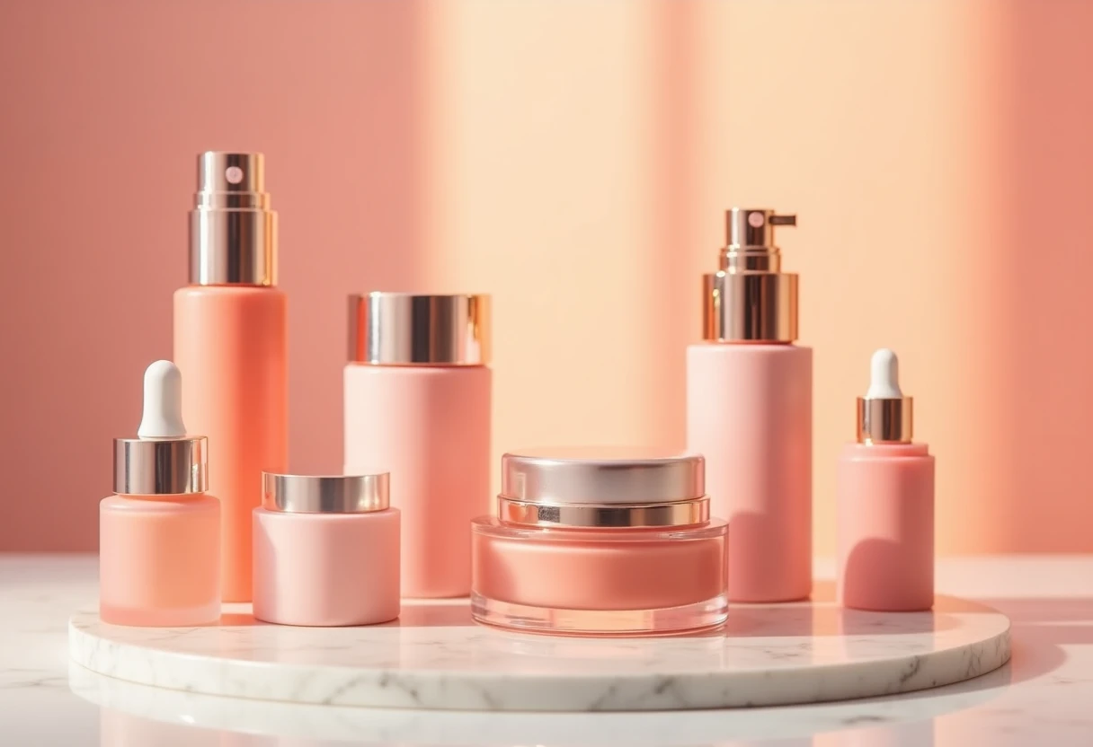 Luxury beauty setup