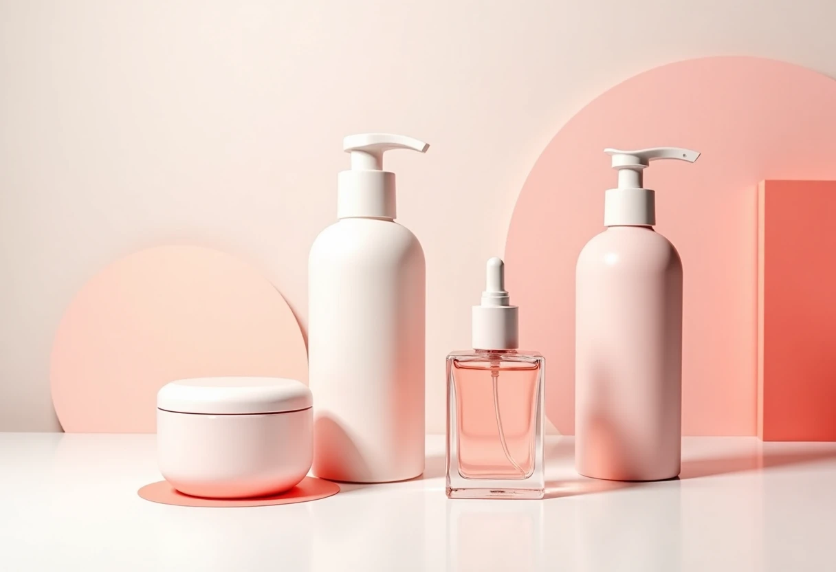 Collection of summer fragrances