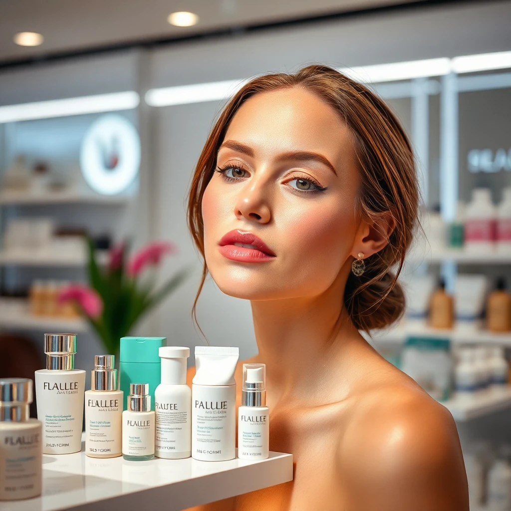 Haarpflegeprodukte im Salon