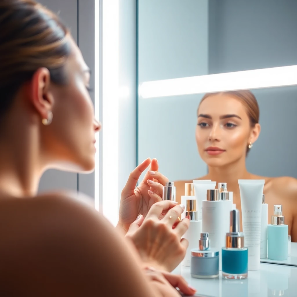 Examen de produits capillaires