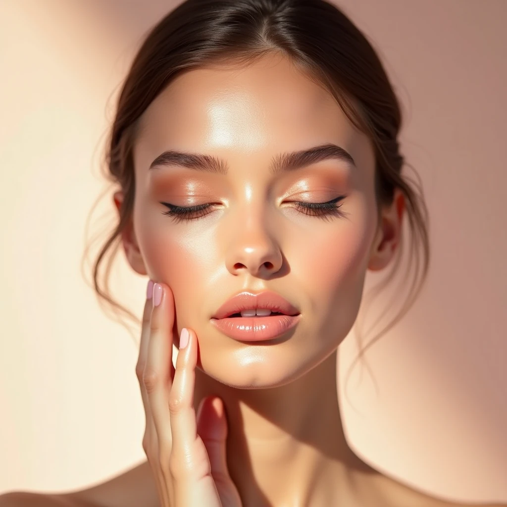 Maquillage de printemps impeccable