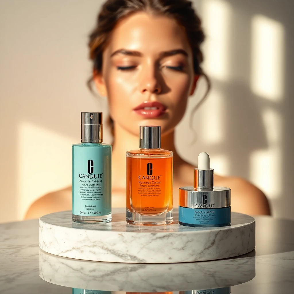 Choix de soin de la peau premium