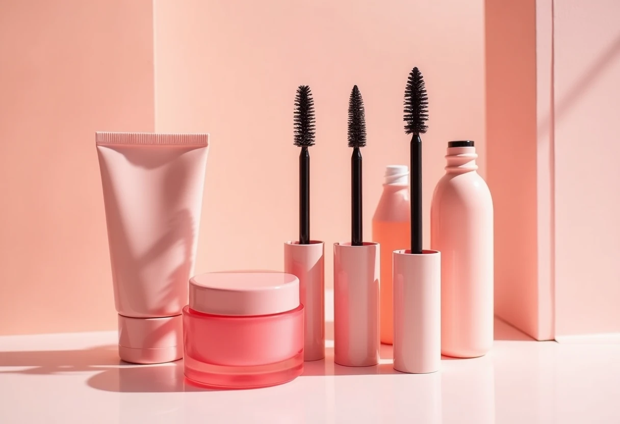 Variety of mascara brushes