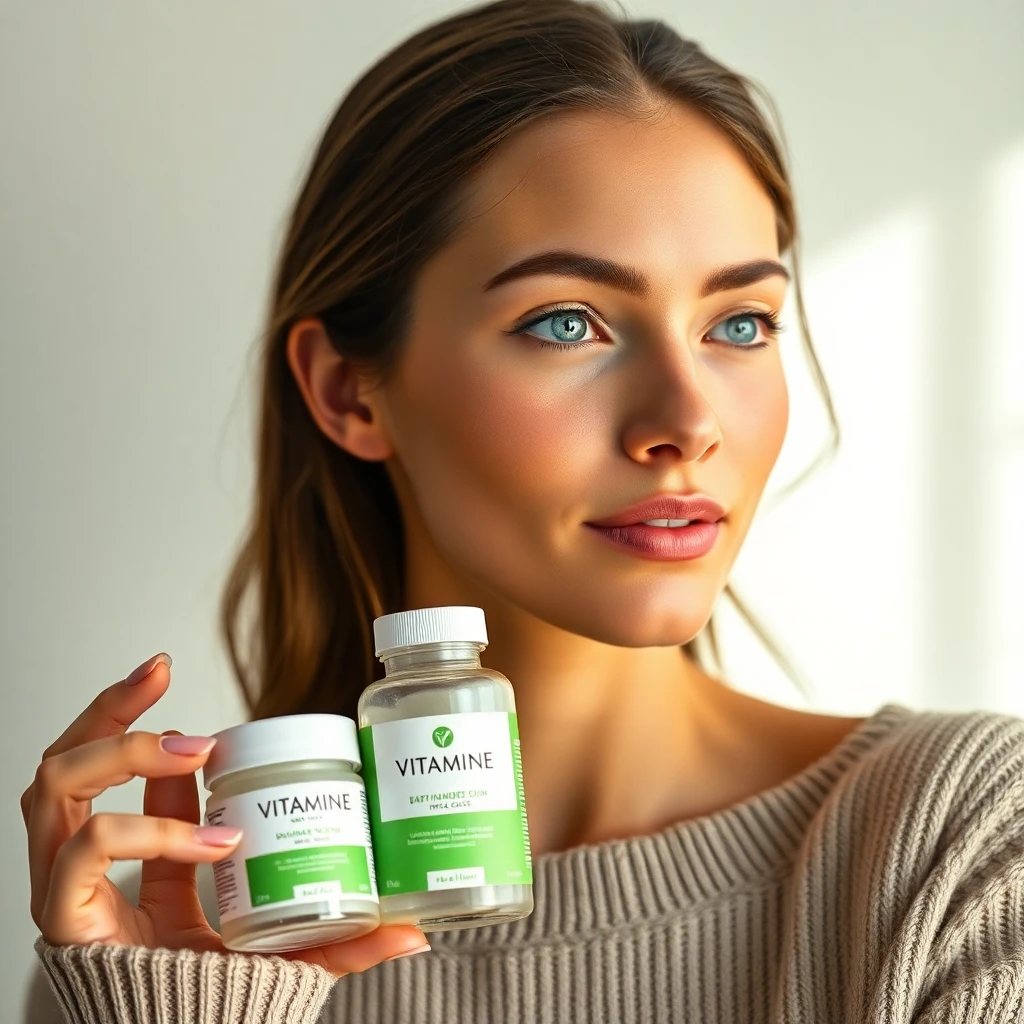 Nachdenklich über Vitamine