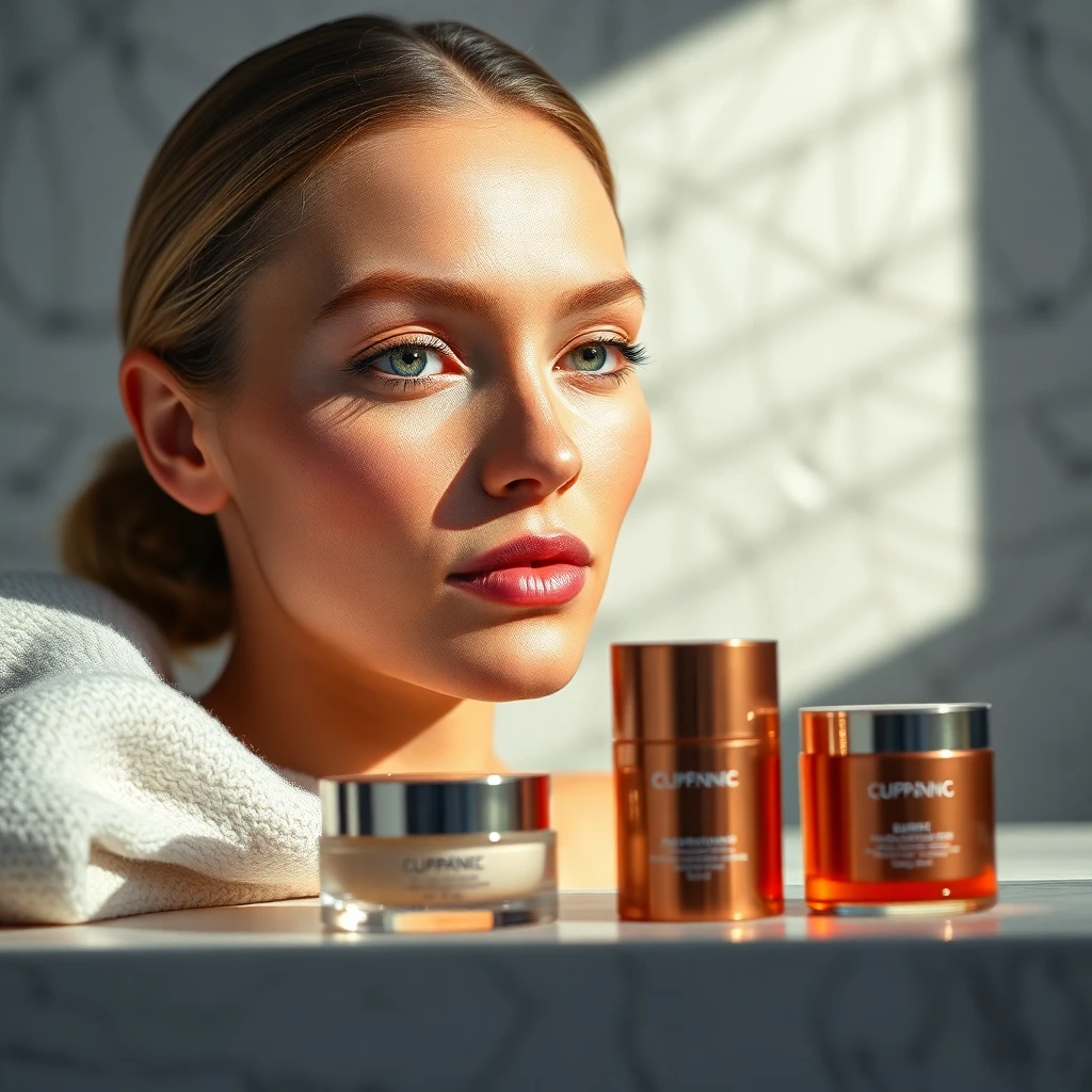 Escolha de cuidados com a pele premium