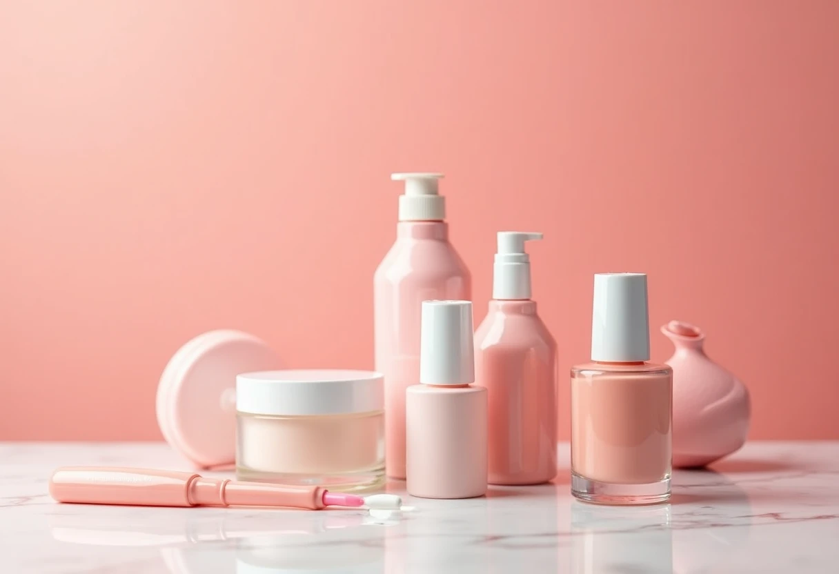 Nail care essentials setup